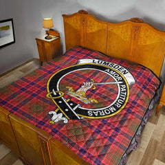 Lumsden Modern Tartan Crest Quilt