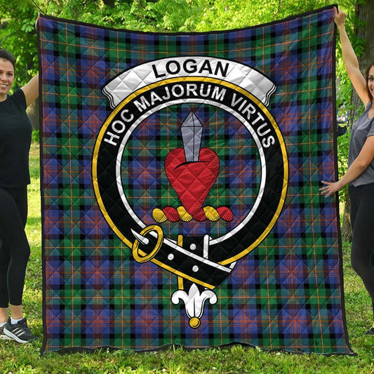 Logan Ancient Tartan Crest Quilt