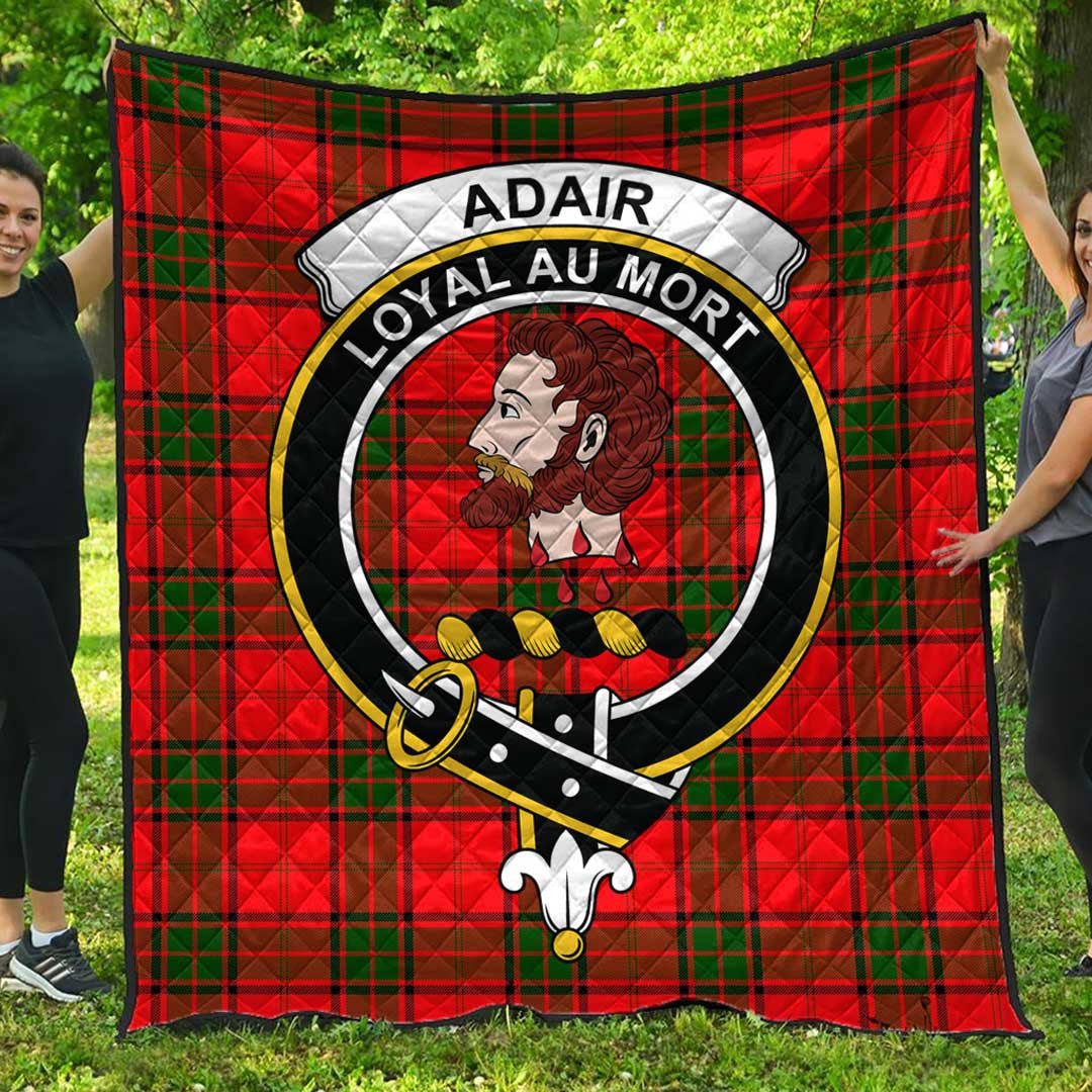 Adair Tartan Crest Quilt