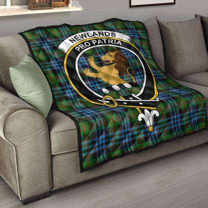 Newlands of Lauriston Tartan Crest Quilt