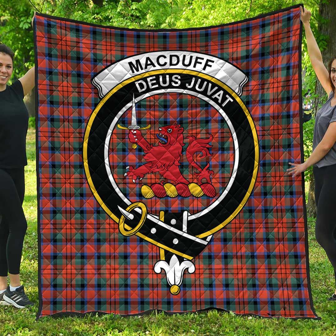 MacDuff Ancient Tartan Crest Quilt