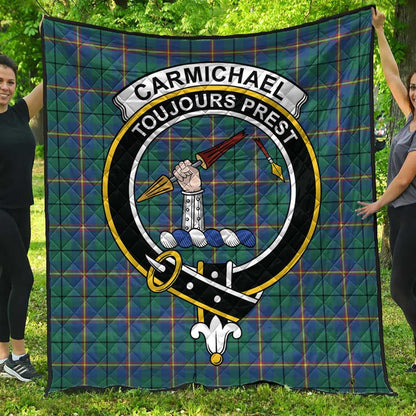 Carmichael Ancient Tartan Crest Quilt