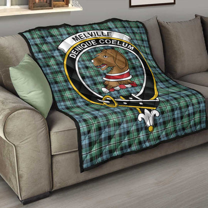 Melville Tartan Crest Quilt