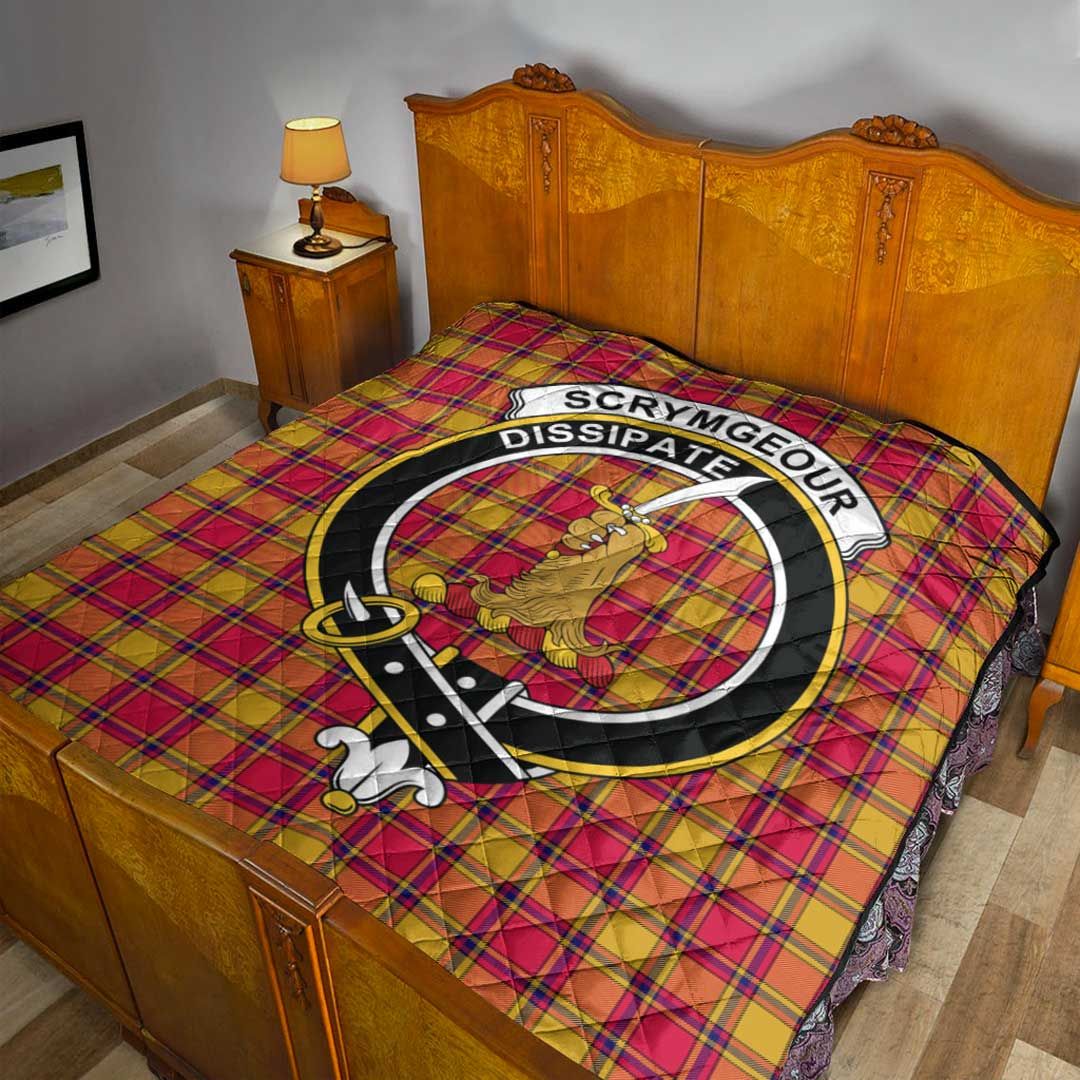 Scrymgeour Tartan Crest Quilt