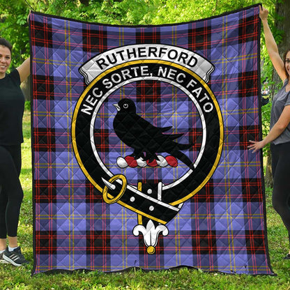 Rutherford Tartan Crest Quilt