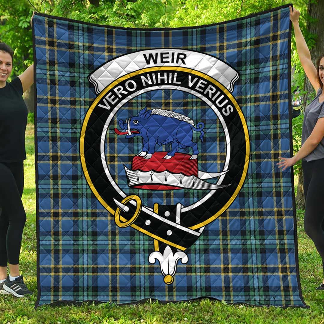 Weir Ancient Tartan Crest Quilt