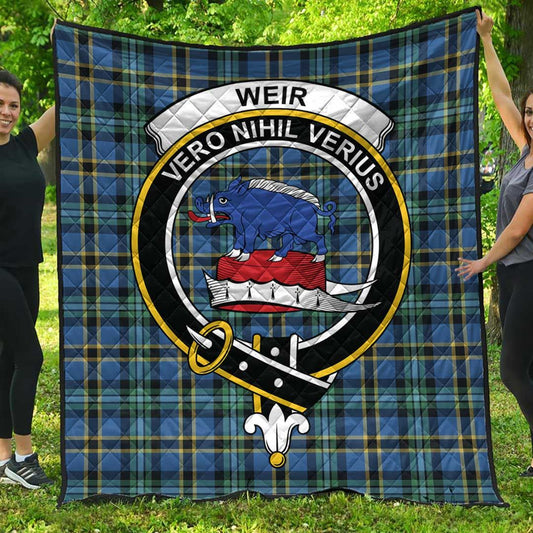 Weir Ancient Tartan Crest Quilt