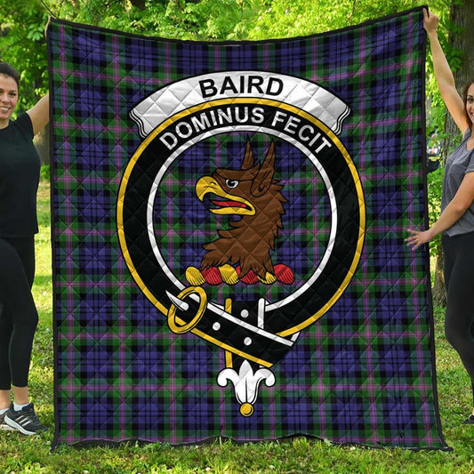 Baird Modern Tartan Crest Quilt