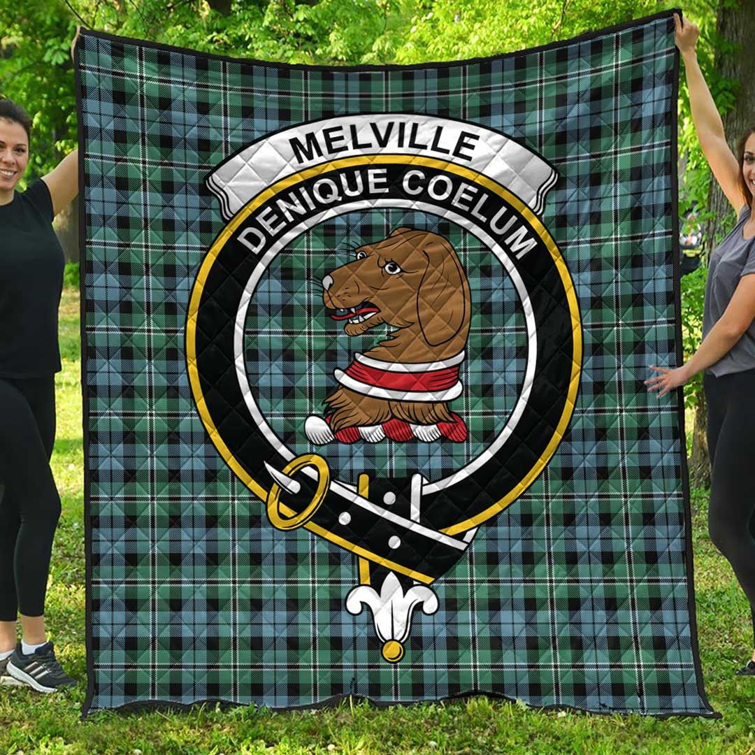 Melville Tartan Crest Quilt