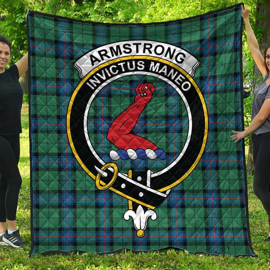 Armstrong Ancient Tartan Crest Quilt