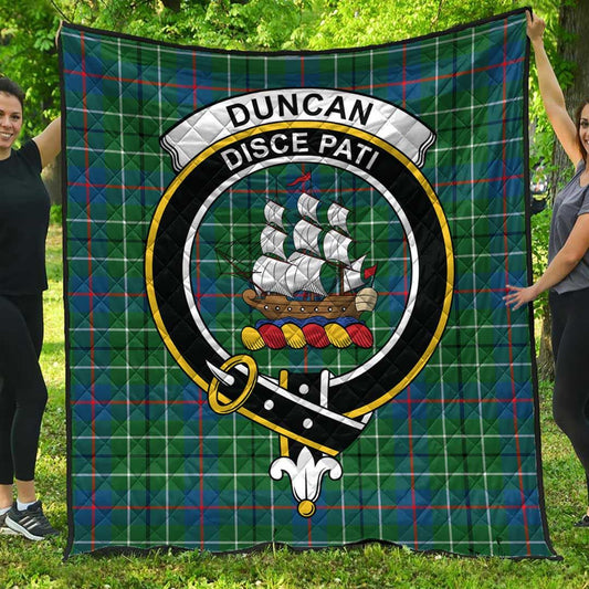 Duncan Ancient Tartan Crest Quilt