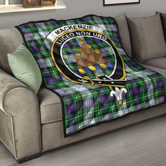 MacKenzie Dress Modern Tartan Crest Quilt