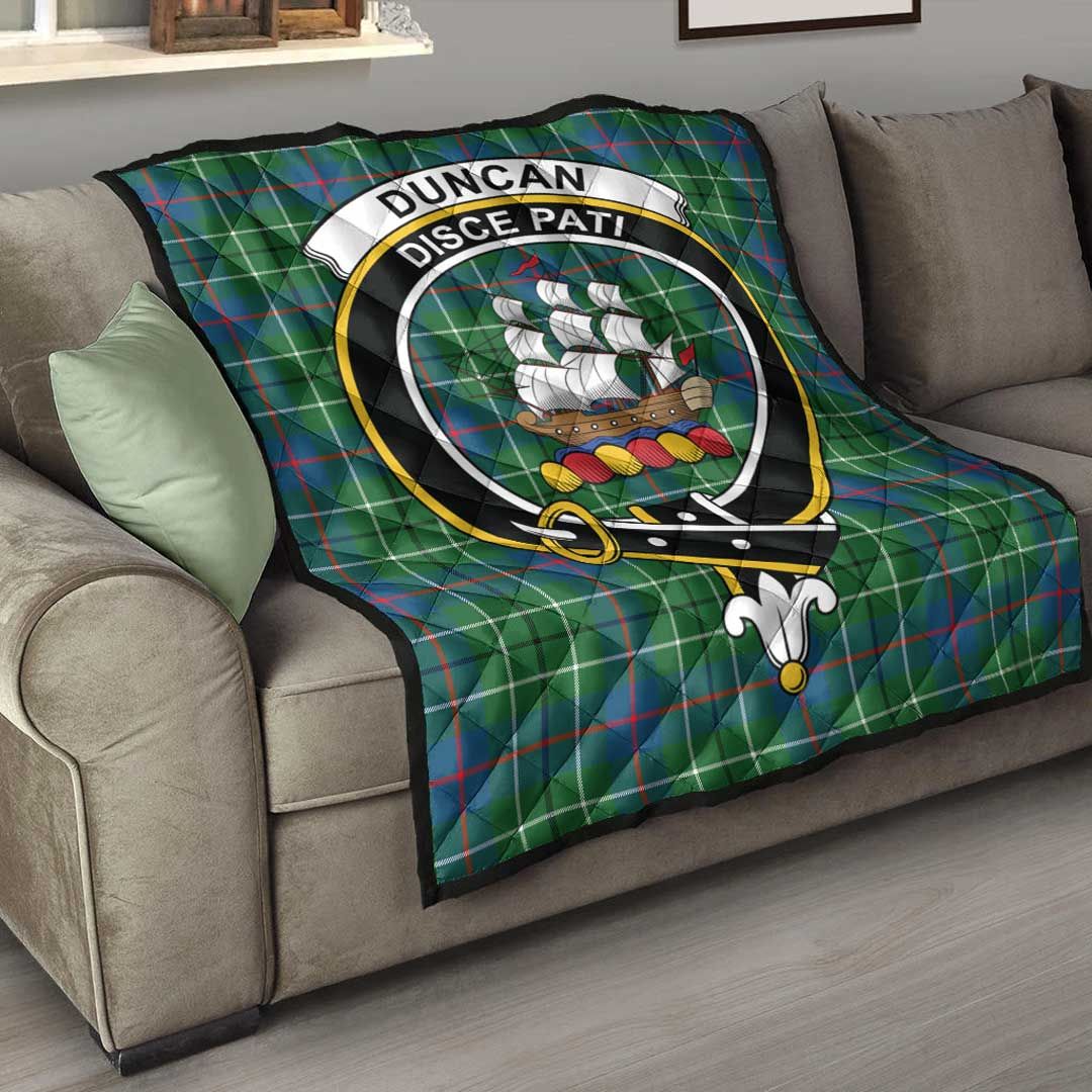 Duncan Ancient Tartan Crest Quilt