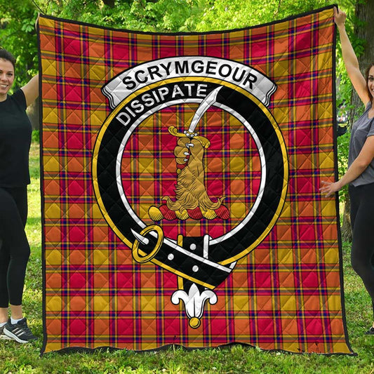 Scrymgeour Tartan Crest Quilt