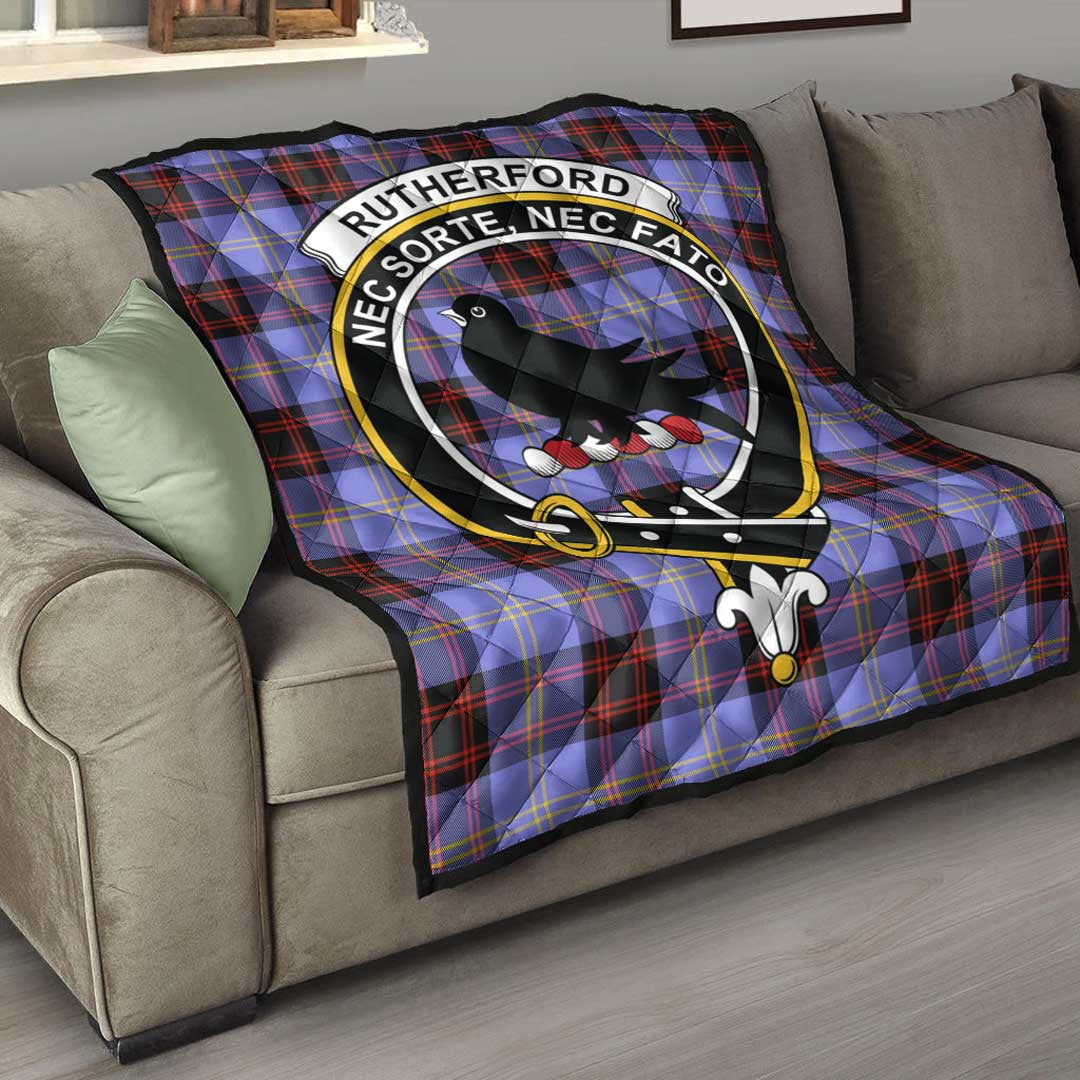 Rutherford Tartan Crest Quilt