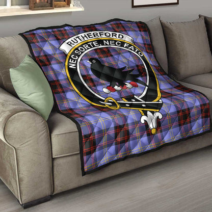 Rutherford Tartan Crest Quilt