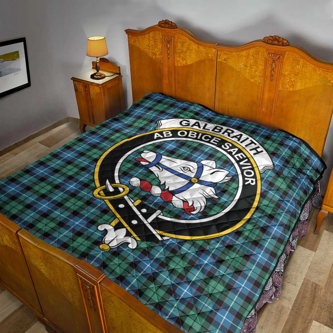 Galbraith Ancient Tartan Crest Quilt