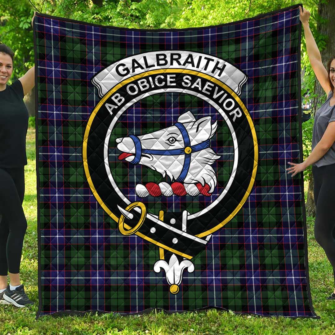 Galbraith Modern Tartan Crest Quilt