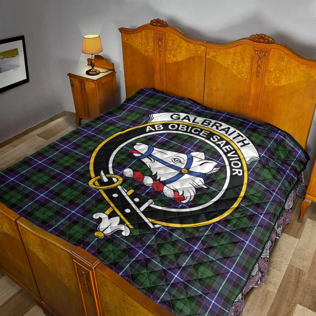 Galbraith Modern Tartan Crest Quilt