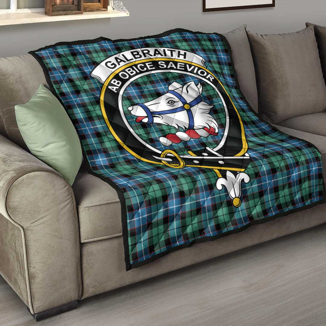 Galbraith Ancient Tartan Crest Quilt