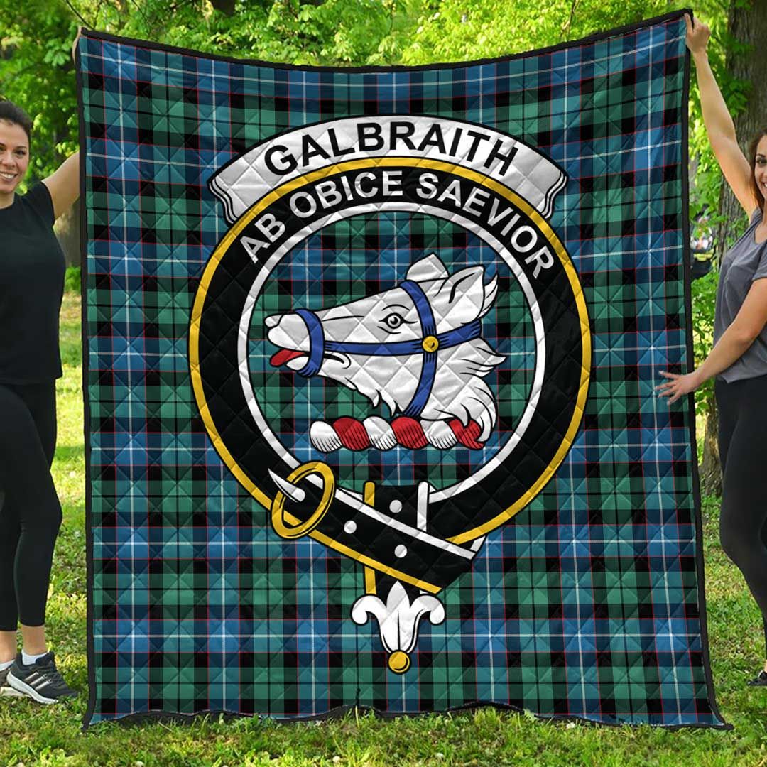 Galbraith Ancient Tartan Crest Quilt