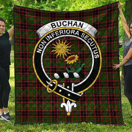 Buchan Modern Tartan Crest Quilt