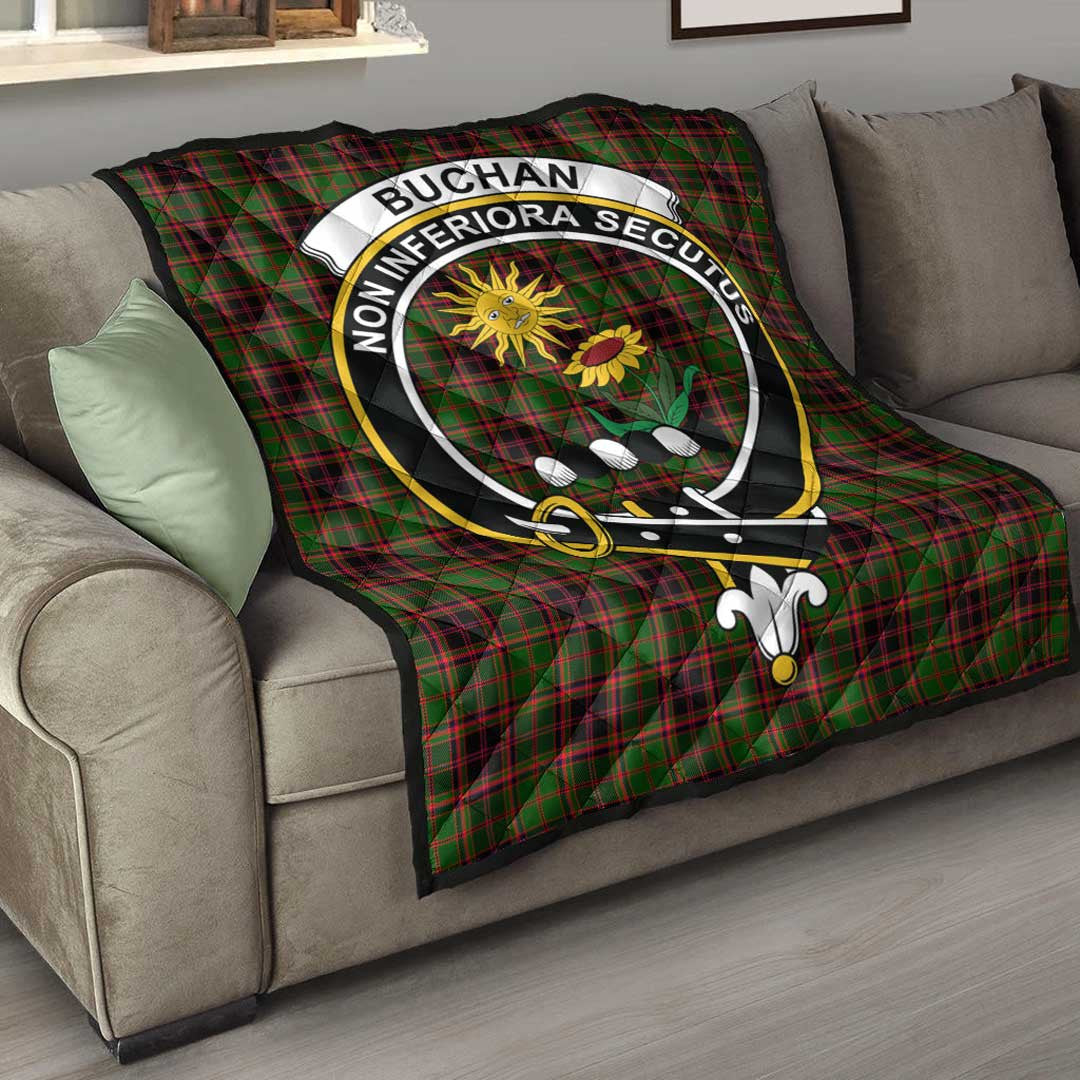 Buchan Modern Tartan Crest Quilt