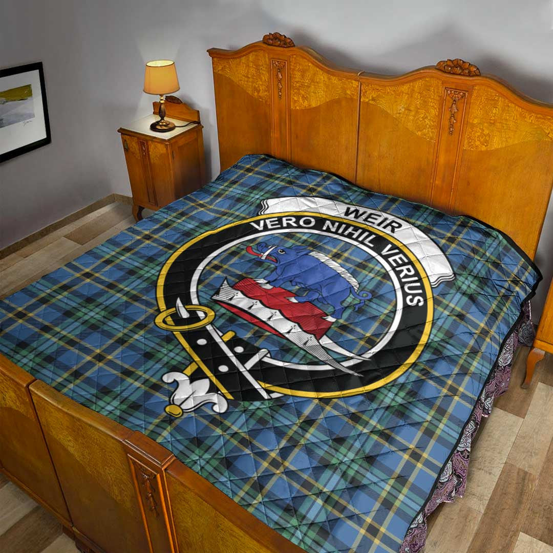 Weir Ancient Tartan Crest Quilt