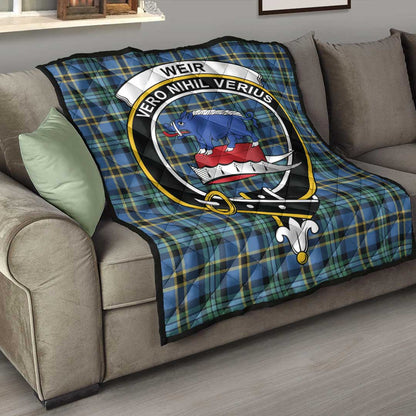 Weir Ancient Tartan Crest Quilt