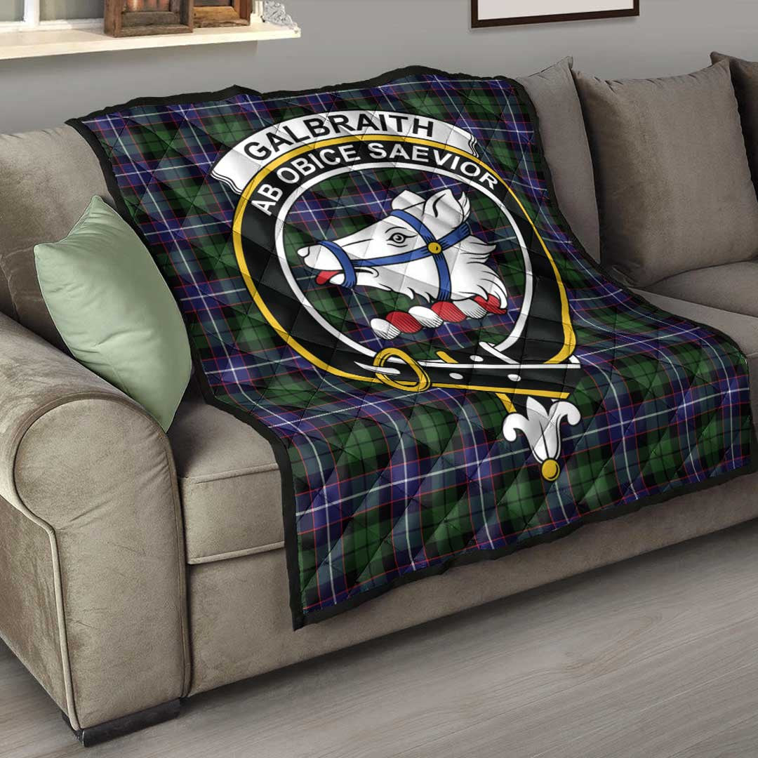 Galbraith Modern Tartan Crest Quilt