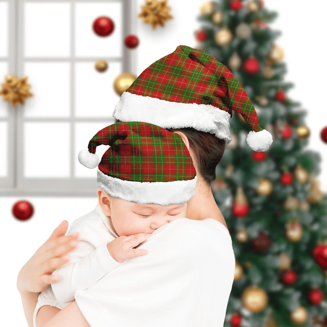 Burnett Ancient Tartan Plaid Christmas Hat