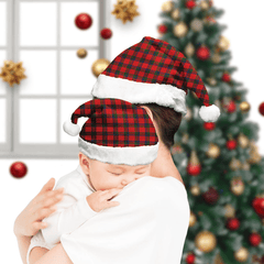 Nicolson Modern Tartan Plaid Christmas Hat
