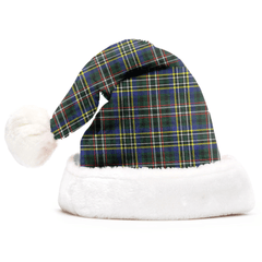 SCOTT GREEN MODERN Tartan Plaid Christmas Hat
