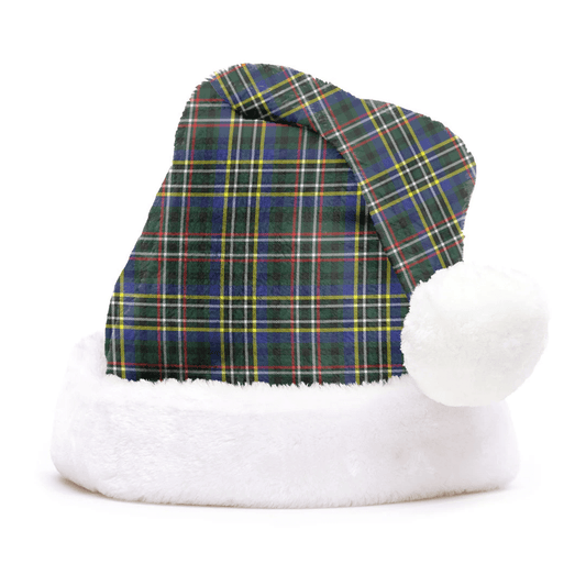 SCOTT GREEN MODERN Tartan Plaid Christmas Hat