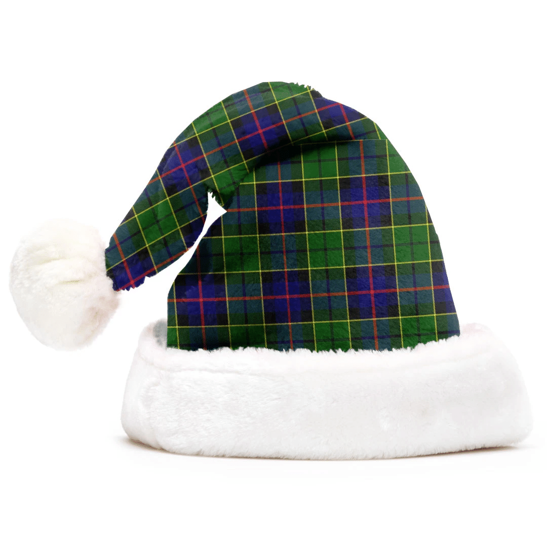 Forsyth Modern Tartan Plaid Christmas Hat