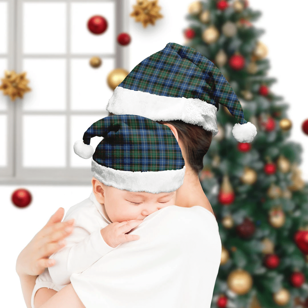 MacRae Hunting Ancient Tartan Plaid Christmas Hat