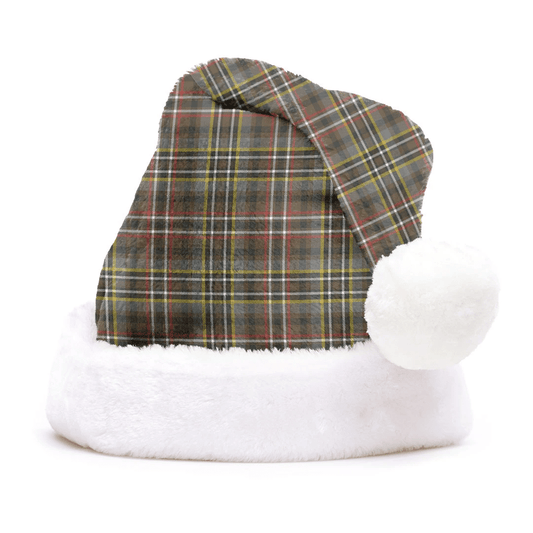 SCOTT GREEN WEATHERED Tartan Plaid Christmas Hat