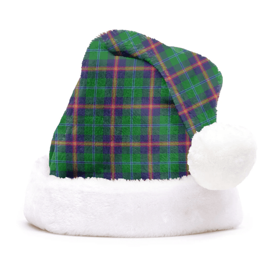 Young Modern Tartan Plaid Christmas Hat