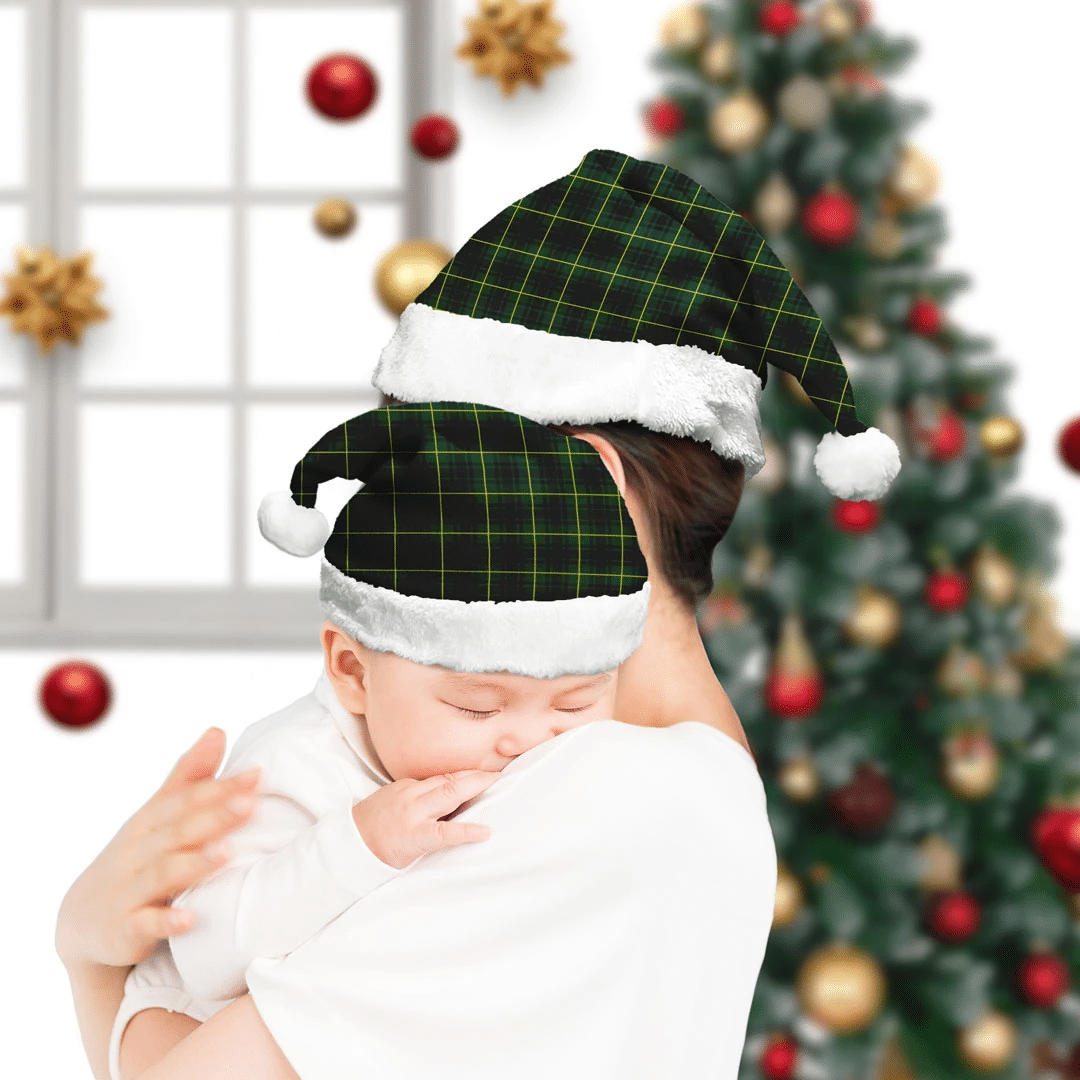 MacArthur Modern Tartan Plaid Christmas Hat