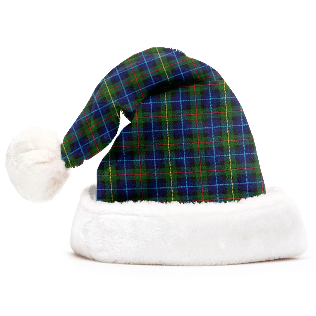 Smith Modern Tartan Plaid Christmas Hat