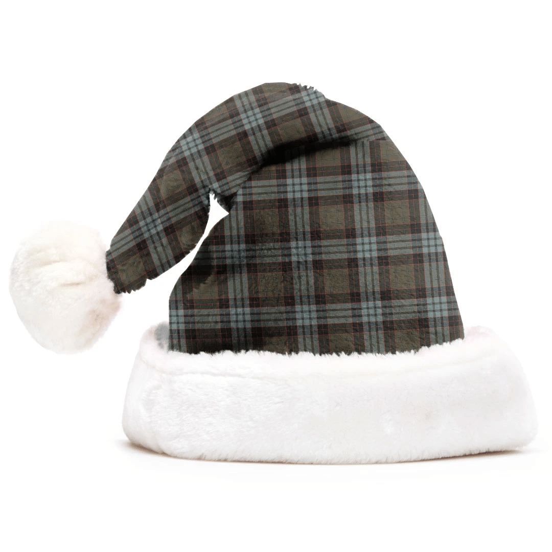 Stewart Old Weathered Tartan Plaid Christmas Hat