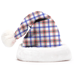 Boswell Modern Tartan Plaid Christmas Hat