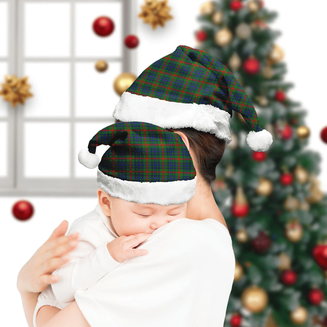 Aiton Tartan Plaid Christmas Hat