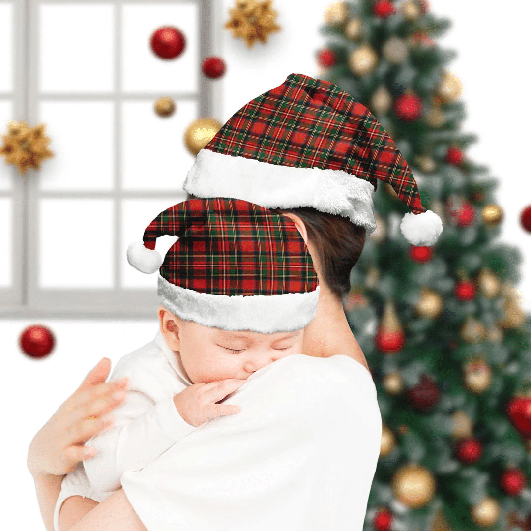 Stewart Royal Modern Tartan Plaid Christmas Hat