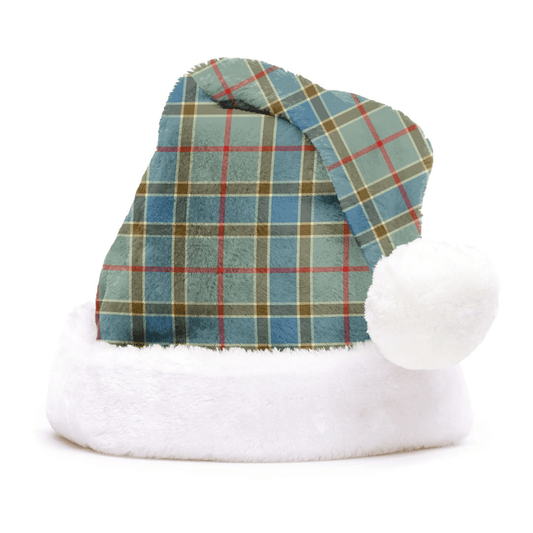 Balfour Blue Tartan Plaid Christmas Hat