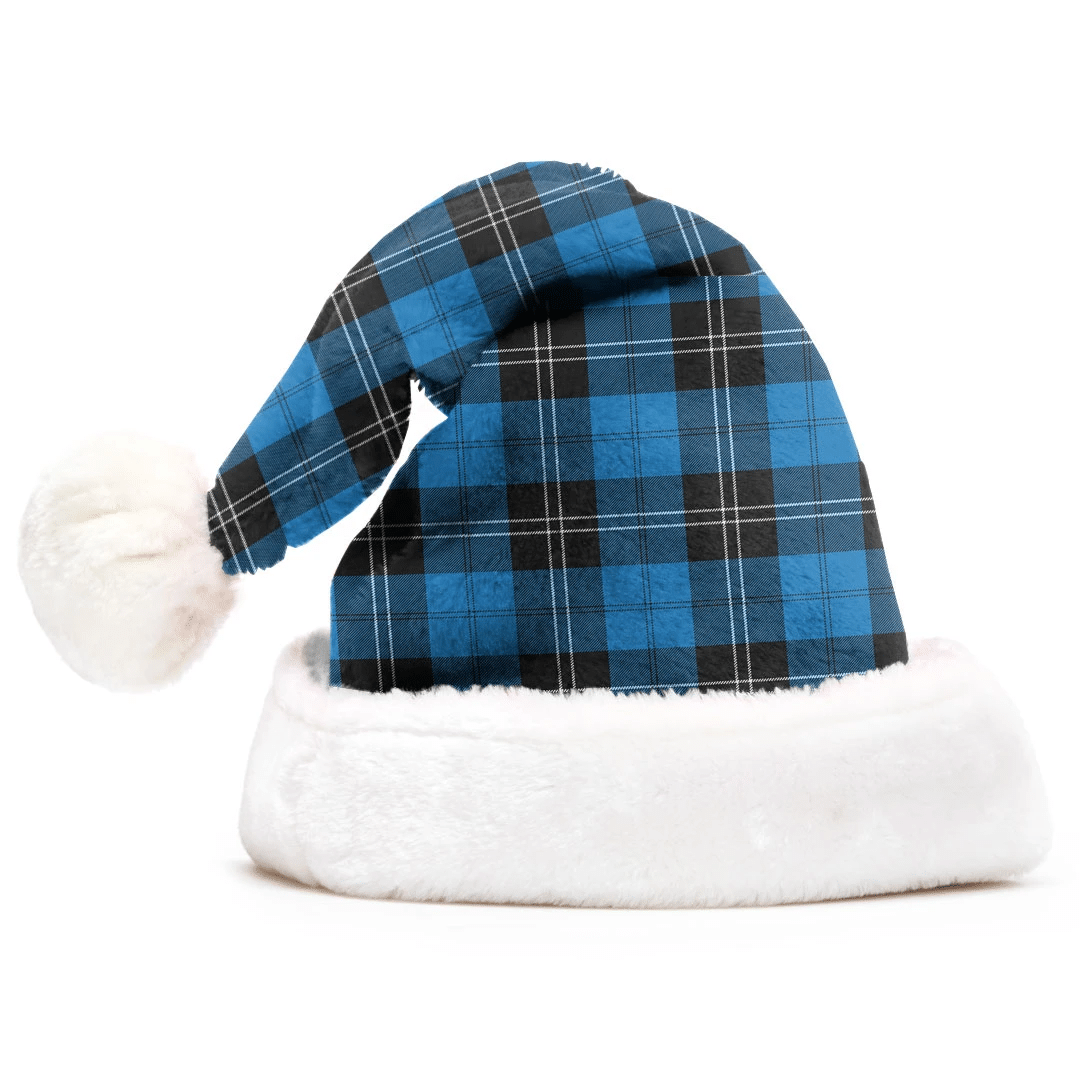 Ramsay Blue Ancient Tartan Plaid Christmas Hat