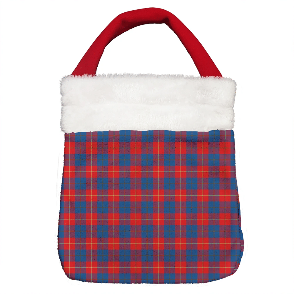Galloway Red Tartan Plaid Christmas Gift Bag