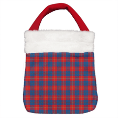 Galloway Red Tartan Plaid Christmas Gift Bag