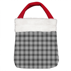 Douglas Grey Modern Tartan Plaid Christmas Gift Bag