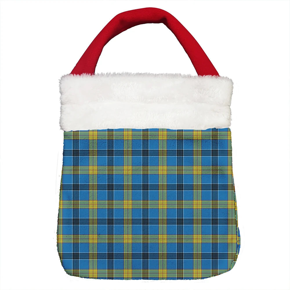 Laing Tartan Plaid Christmas Gift Bag